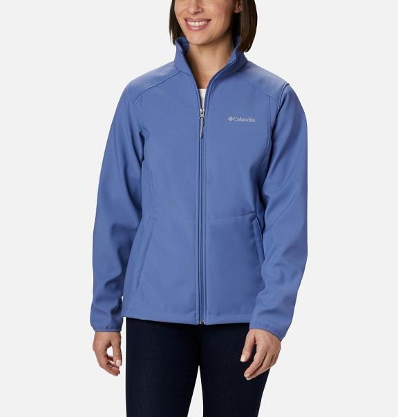 Columbia Kruser Ridge II Softshell Jacket Blue For Women's NZ63172 New Zealand